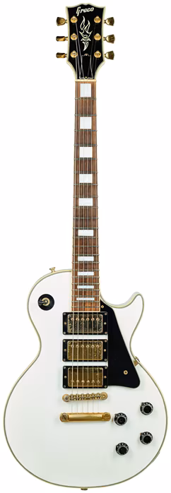 Greco 1990 Mint Collection Les Paul 3 Pickup WH - Guitare électrique