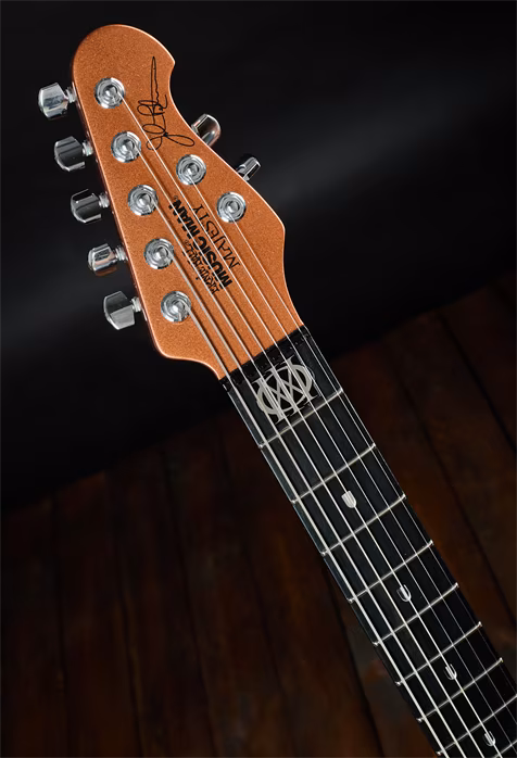 Music Man 2015 Majesty 7 Copper Fire - Guitare électrique a sept cordes