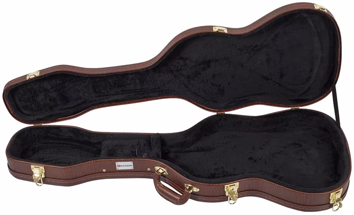 Razzor Woodline Shaped Electric Guitar Brown - Coffret pour guitare électrique