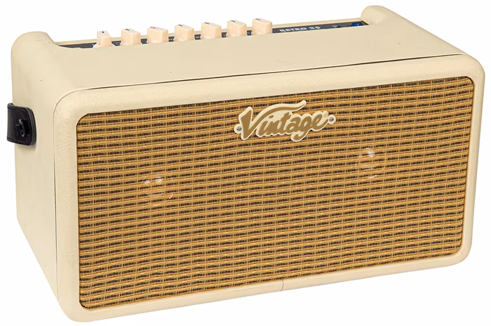 Vintage Retro 25 Vintage White - Transistor Guitares a Modélisation 