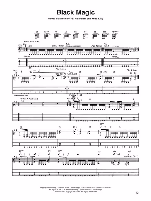 MS Slayer - Guitar Collection - Partitions pour guitare