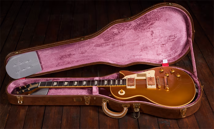 Gibson Custom Shop 2017 60th Anniversary Les Paul 57 All Gold Gloss - Guitare électrique