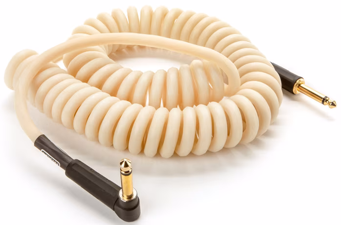 MXR 15 FT Coil Cable Glo Right/Straight - Câble instrument en spiral