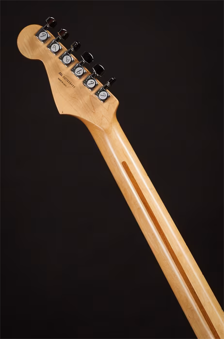 Fender 2007 American Deluxe Stratocaster HSS Amber - Guitare électrique