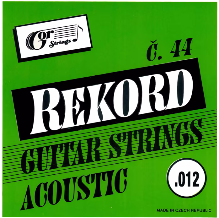 Gorstrings Rekord 1257 - Cordes en métal pour guitare acoustique