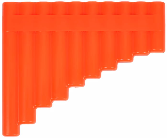 GW Panova flétna pro začátečníky - Oranžová - Flute de pan 