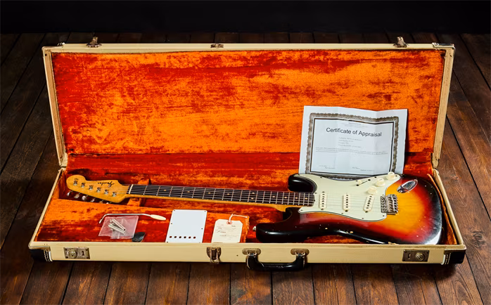 Fender 1963 Stratocaster 3TSB All Original - Guitare électrique