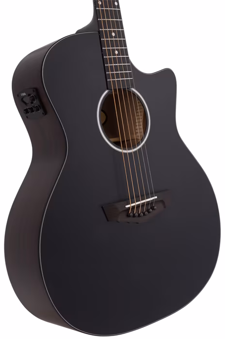 D'Angelico Premier Gramercy LS Black Top - Guitare électroacoustique