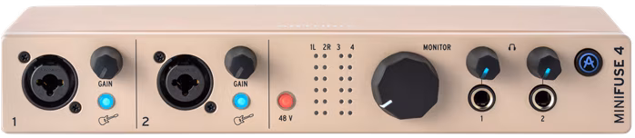 Arturia MiniFuse 4 Champagne - USB Audio Interface