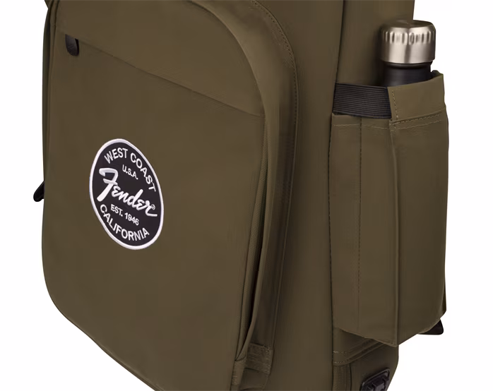 Fender Troubadour Electric Guitar Gig Bag Olive - Housse pour guitare électrique