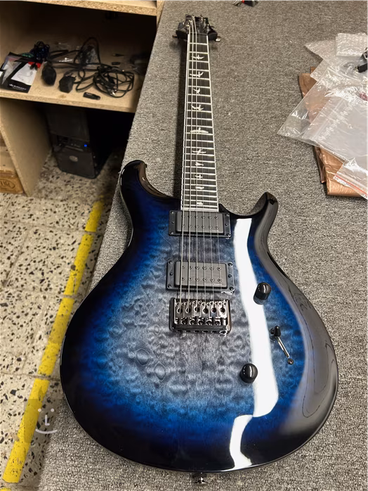 PRS SE Mark Holcomb Holcomb Blue Burst (déballé) - Guitare électrique