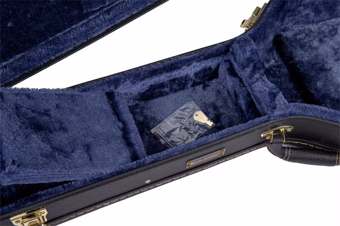 CrossRock CRW600SBBK Jumbo Black - Coffret pour guitare acoustique