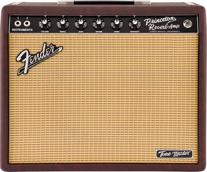 Fender Tone Master Princeton Reverb Wine - Transistor Guitares a Modélisation 