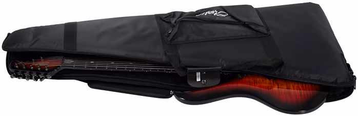 Sterling by Music Man Majesty MAJ270X FM Tiger Eye - Guitare électrique a sept cordes