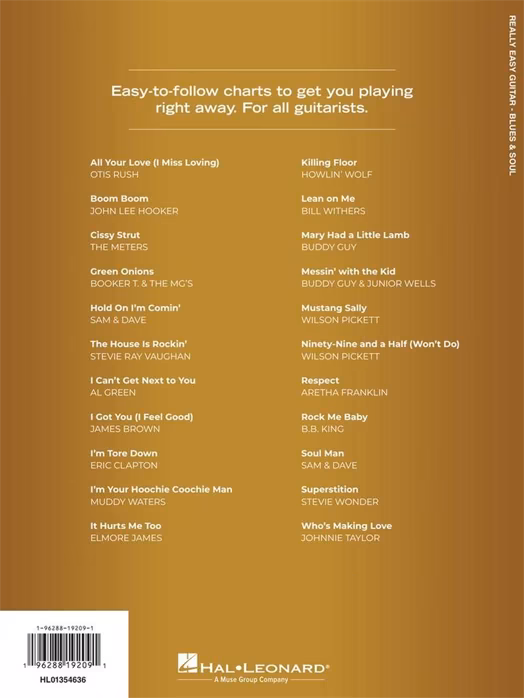 MS Blues & Soul - Really Easy Guitar - Partitions pour guitare