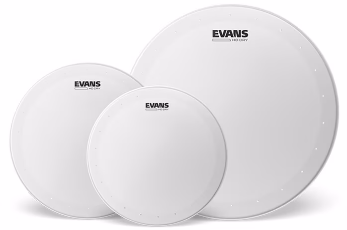 Evans HD Dry Tom Batter Standard Pack - Ensemble de peaux pour Tom