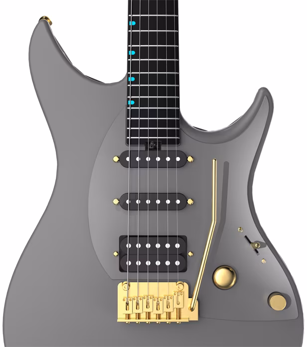 Enya Music Inspire Ozielzinho Midnight Grey - Guitare électrique