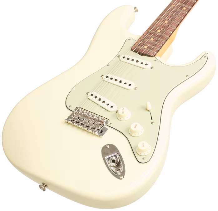 Fender Custom Shop Vintage Custom 59 Stratocaster TCP Faded Vintage White - Guitare électrique