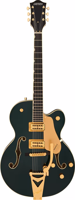 Gretsch Synchromatic Nashville Hollow Body Single-Cut with Bigsby EB Cadillac Green - Guitare semi acoustique