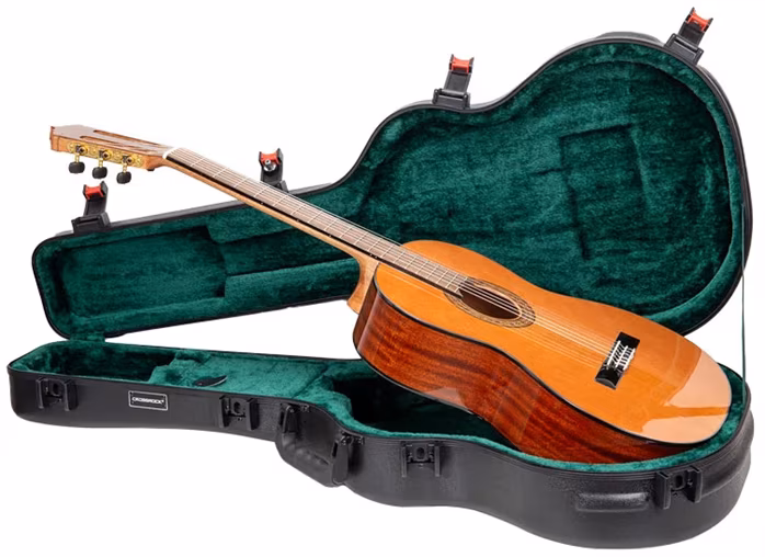 CrossRock CRA980CBK Black - Coffret pour une guitare classique