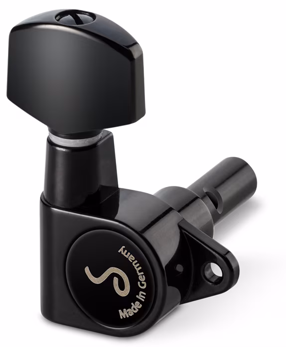 Schaller M6 135 6 left Black - Mécanique de guitare 