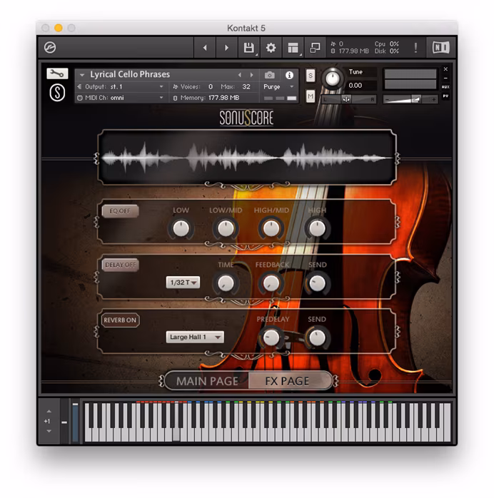 Boom Library Sonuscore Lyrical Cello Phrases - Software