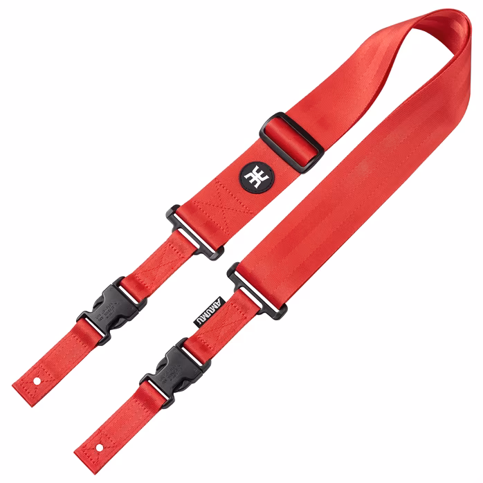 Amumu SNAPLOCK PRO Candy Red - Sangle de guitare