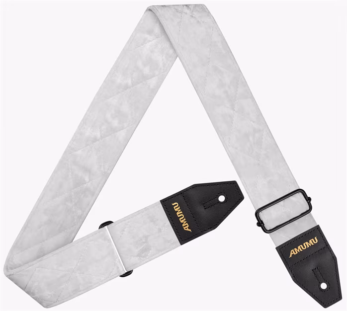 Amumu Velvet Deluxe Snow white - Sangle de guitare