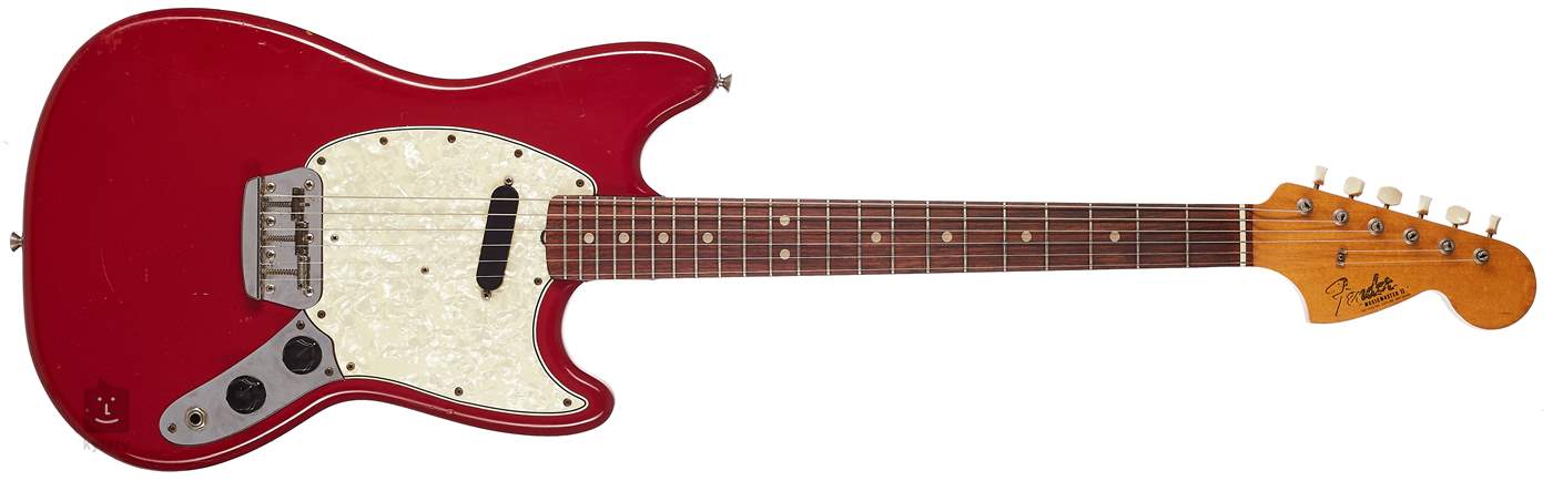 FENDER 1967 Musicmaster II Dakota Red 100% Original Guitare