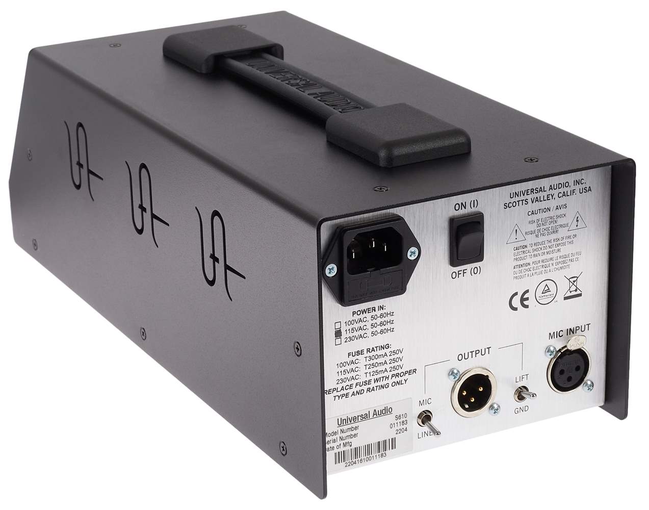 UNIVERSAL AUDIO SOLO/610 マイクプリアンプ 610
