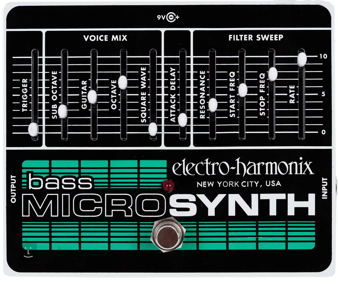 Pédale D'effet Basse Electro Harmonix Bass Blogger - Overdrive Et Fuzz Pour Basse électrique, Made In USA