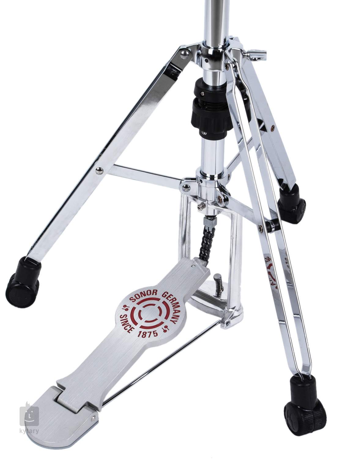 Sonor HH4000 Hi-Hat Ständer + Keepdrum DSC01 Drumstick-Halter | Doppelstrebig, Höhenverstellbar 78-100 Cm