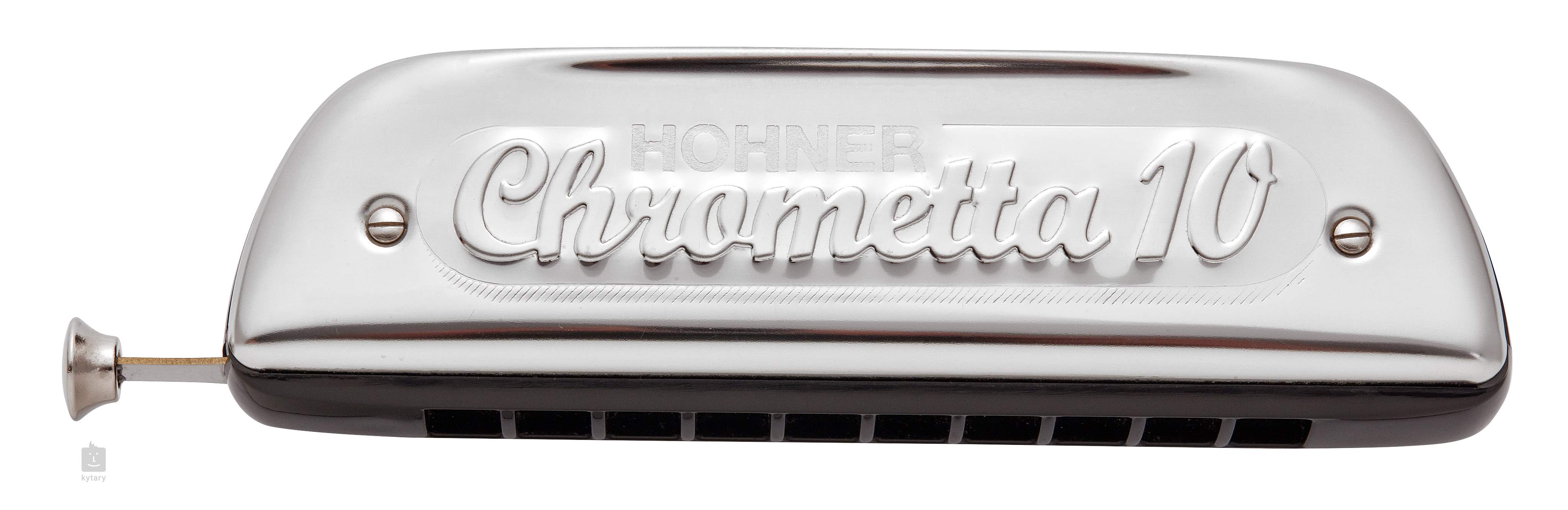 Harmonica chromatique Hohner Chrometta 10 trous