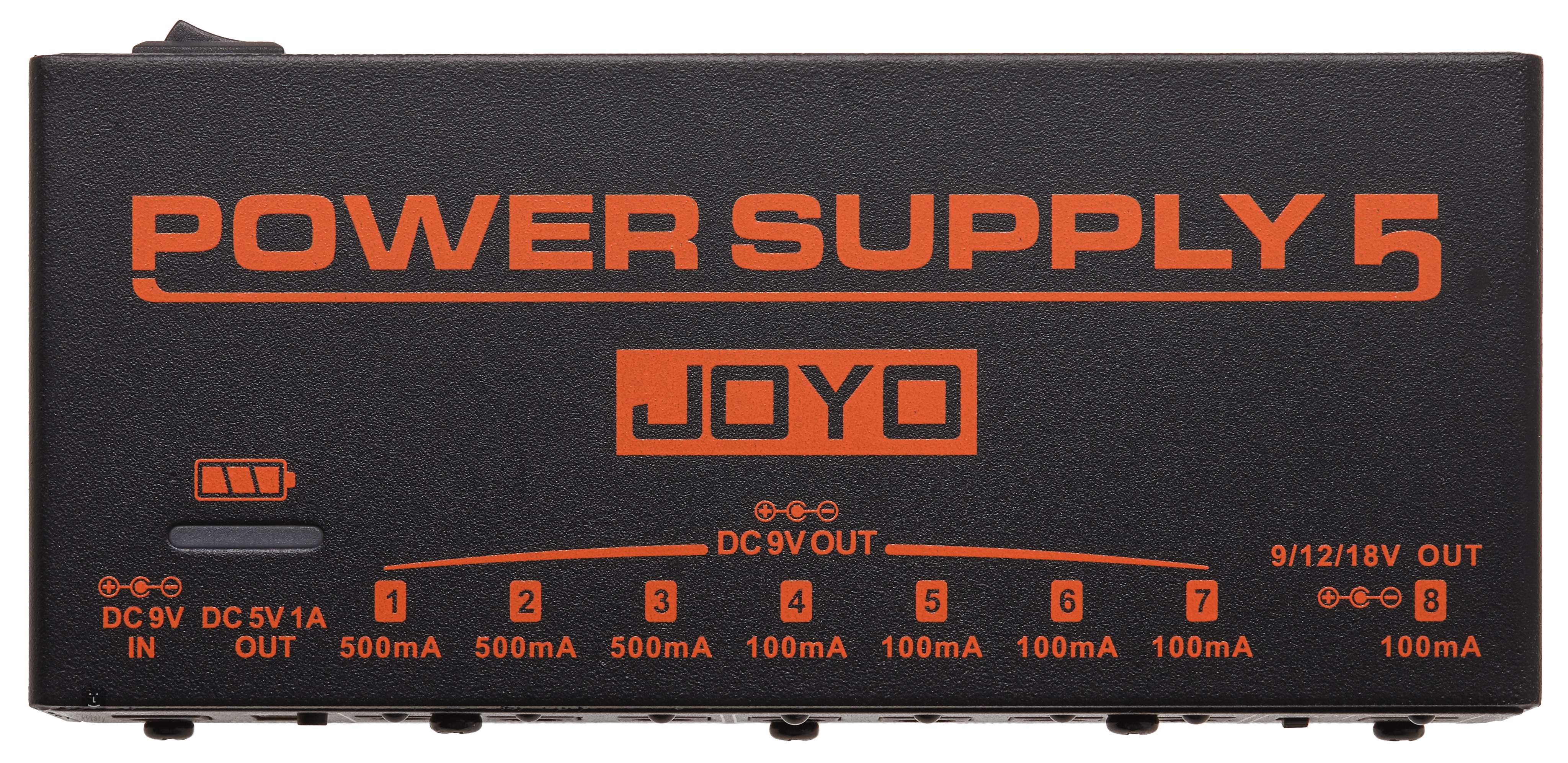 Joyo Power Supply JP 05 - Alimentation 8 sorties 9 Volts
