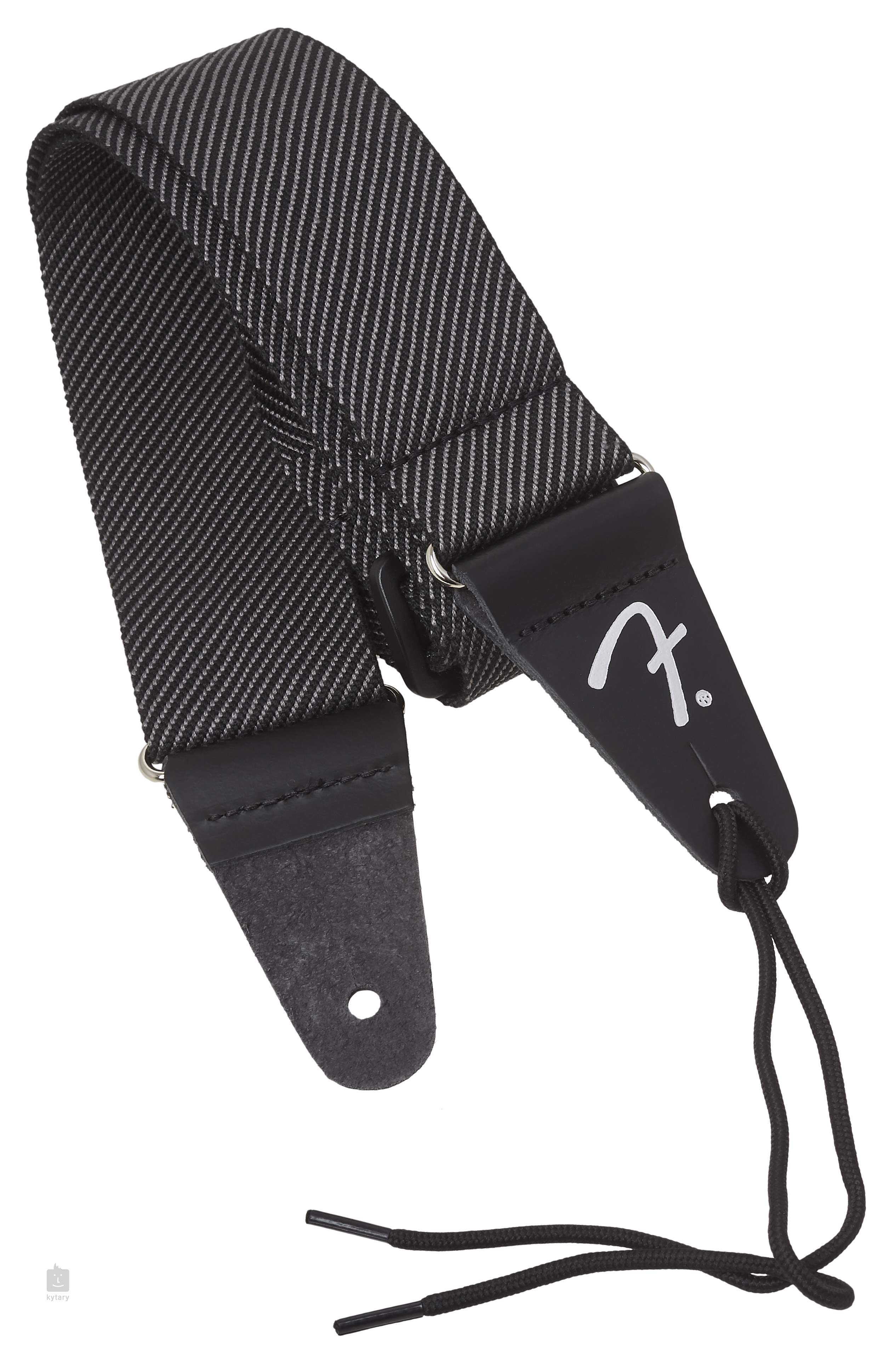 FENDER Strap Modern Tweed White Black Sangle de guitare