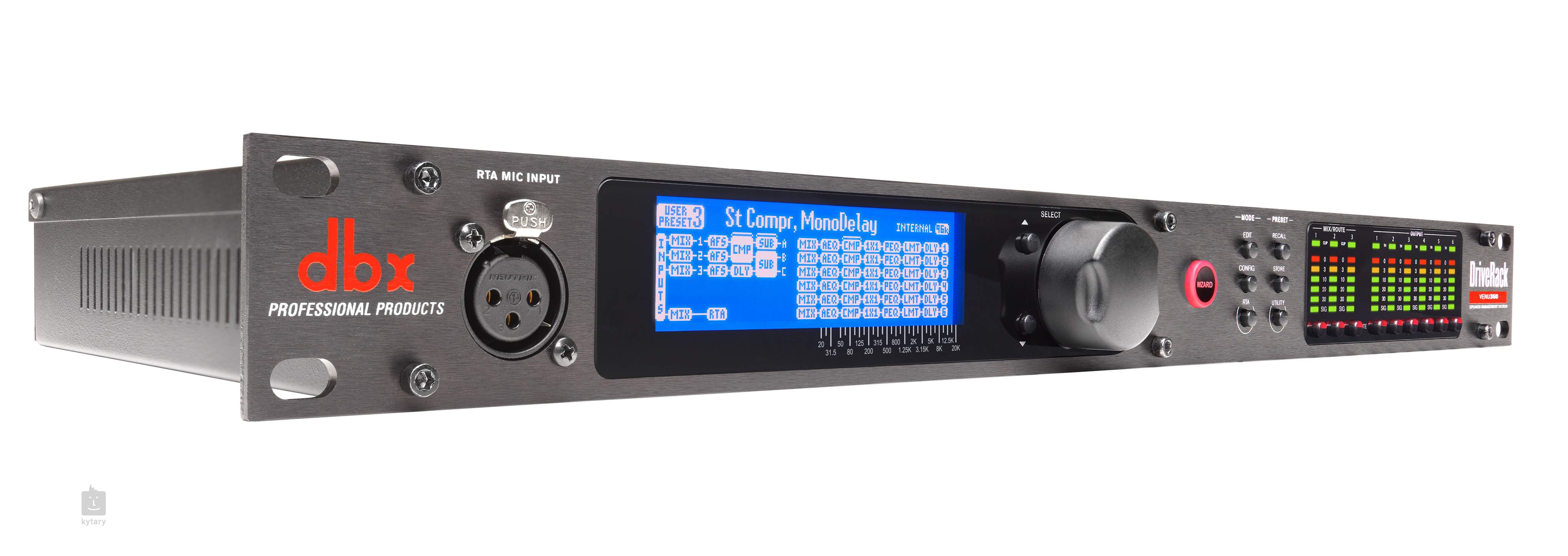 Speaker management. DBX DRIVERACK venu360. DBX DRIVERACK venu360-d. Аудио процессор DBX DRIVERACK venu360. DBX DRIVERACK 260.