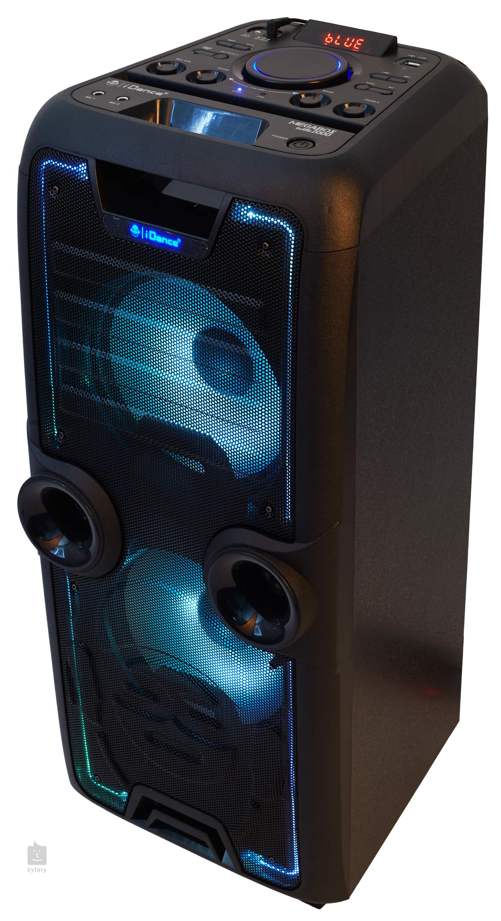 idance blue rocker portable speaker