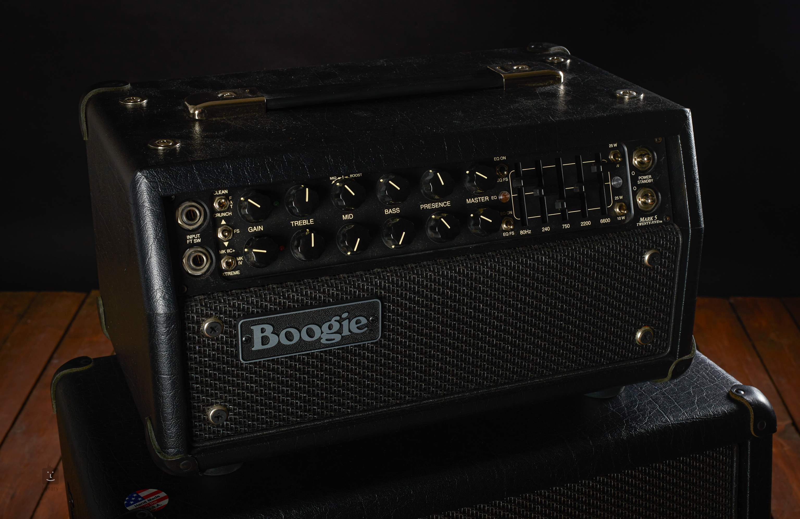 MESA BOOGIE Mark 525 Head + Mini Rectifier 19SL Stack Ampli guitare a lampe avec moniteur