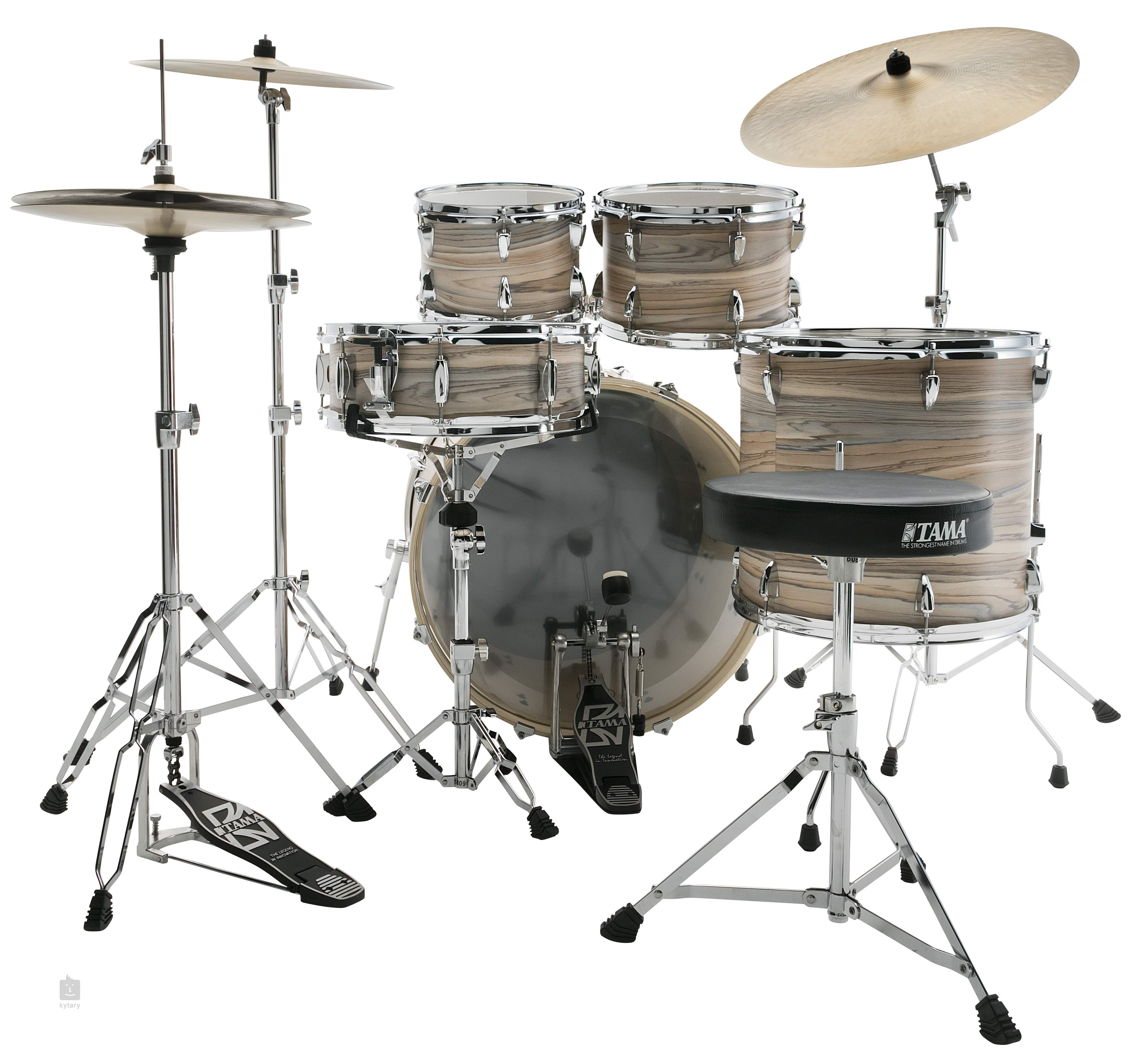 Tama Batterie acoustique imperialstar 22 Natural Zebrawood Wrap