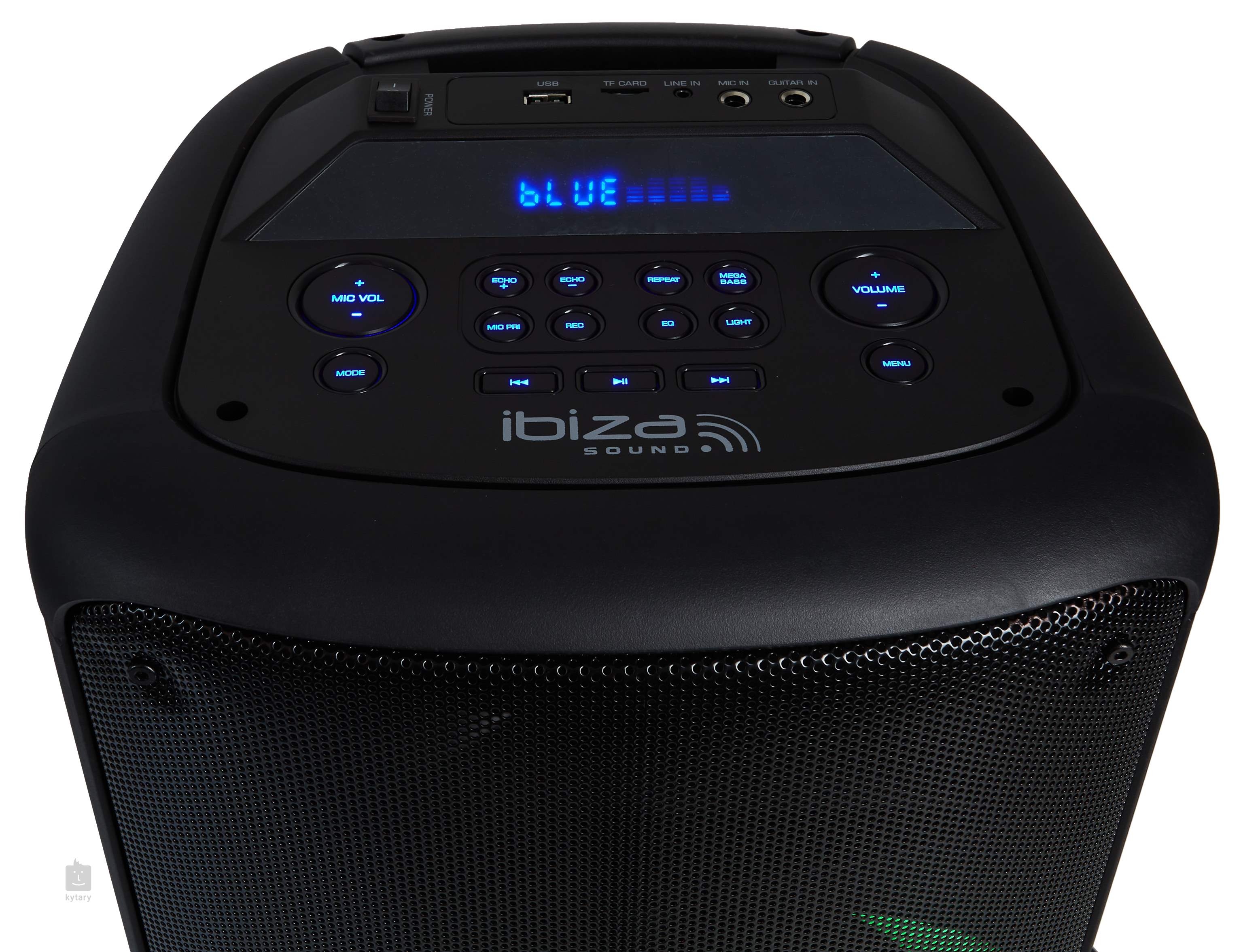 IBIZA RAINBOW 1000 - Enceinte High Power 1000W - Lecteur USB, Bluetooth,  Micro-SD - Entrée micro, Fonction enregistrement, MégaBass - La Poste