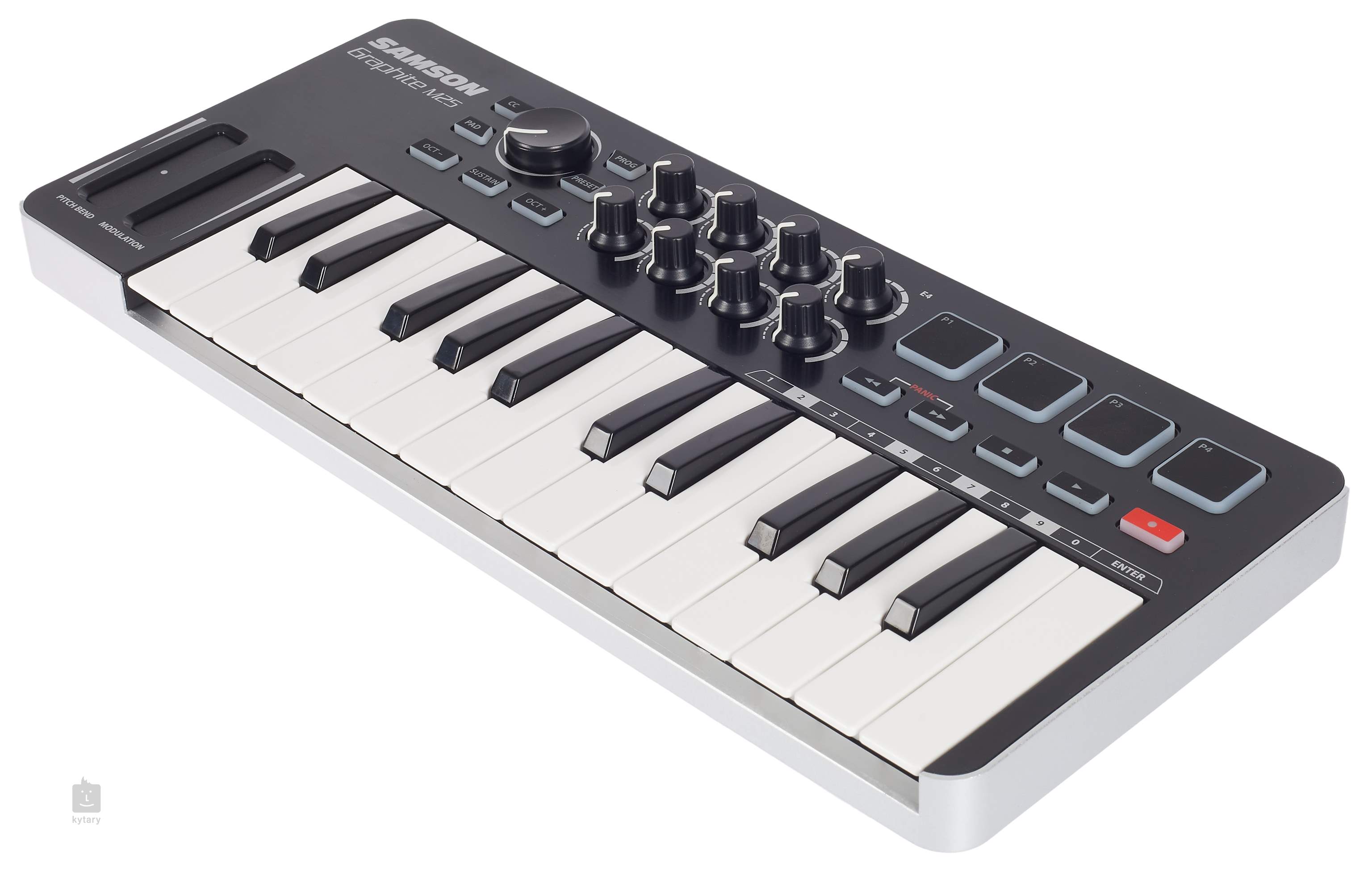 samson graphite m25 mini usb midi controller