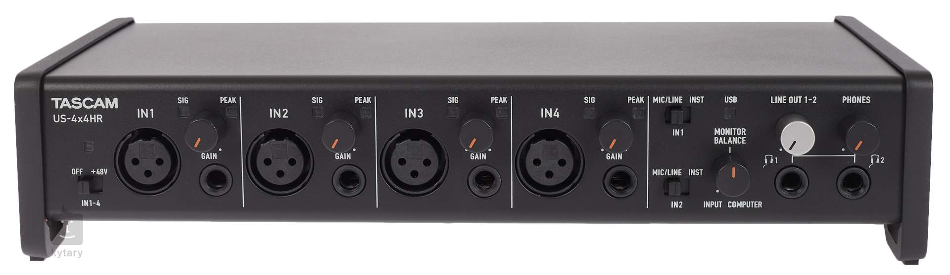 Tascam US-4x4HR  Interface Audio/MIDI USB haute résolution (4