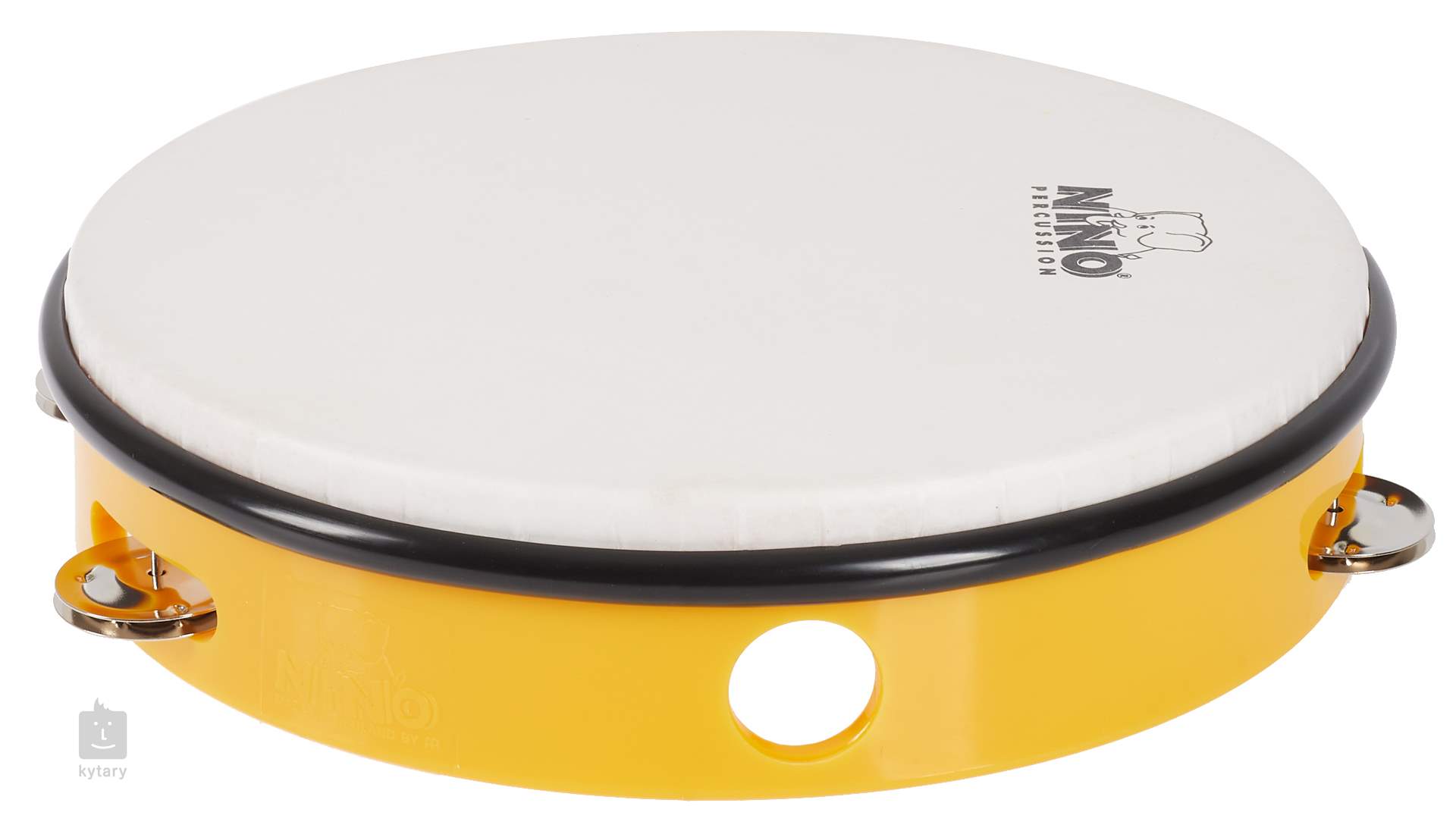 Nino Percussion NINO24Y tambourin en ABS jaune