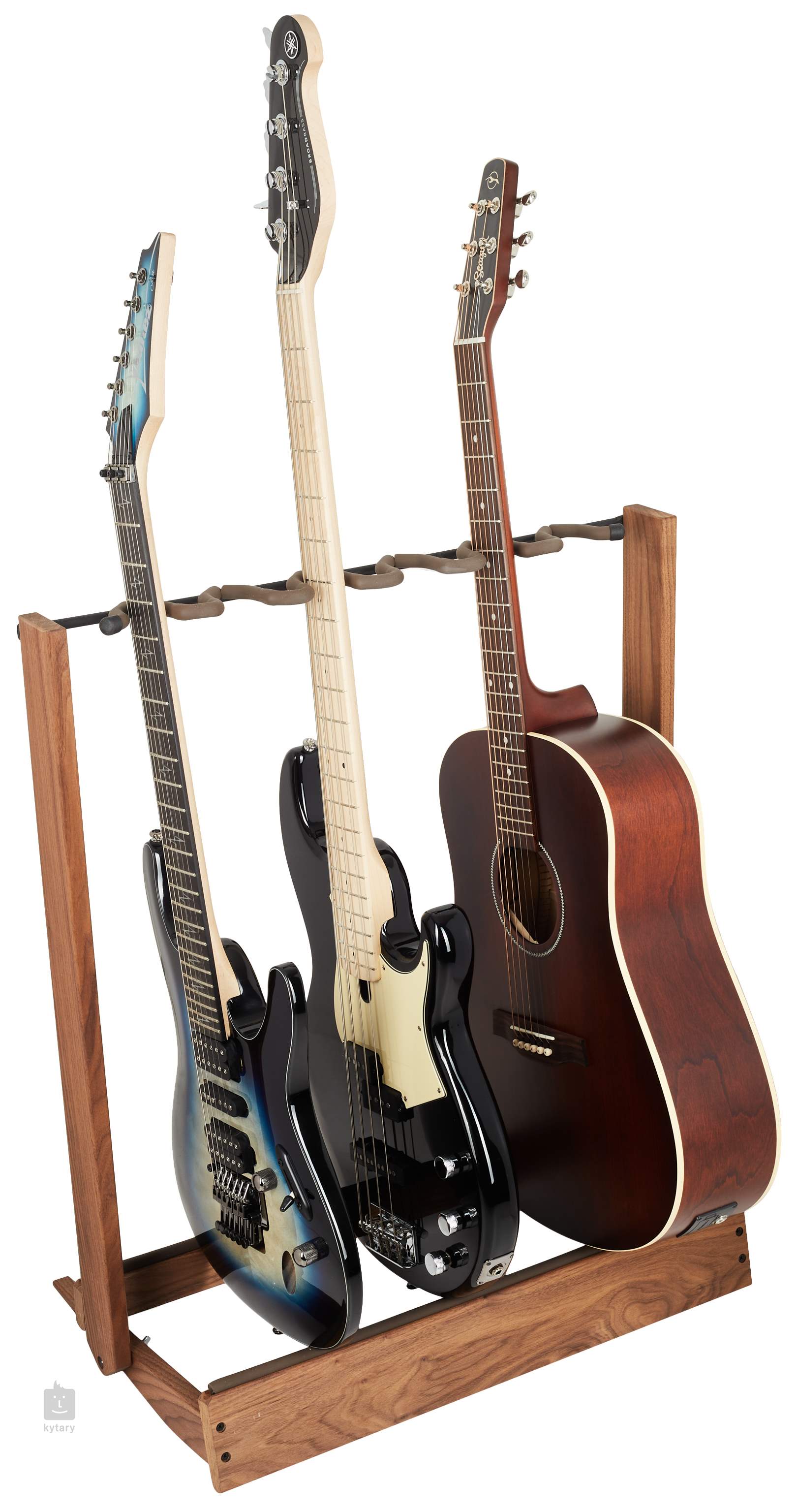  STRING-SWING Guitar Rack Black Walnut Support pour plusieurs  instruments
