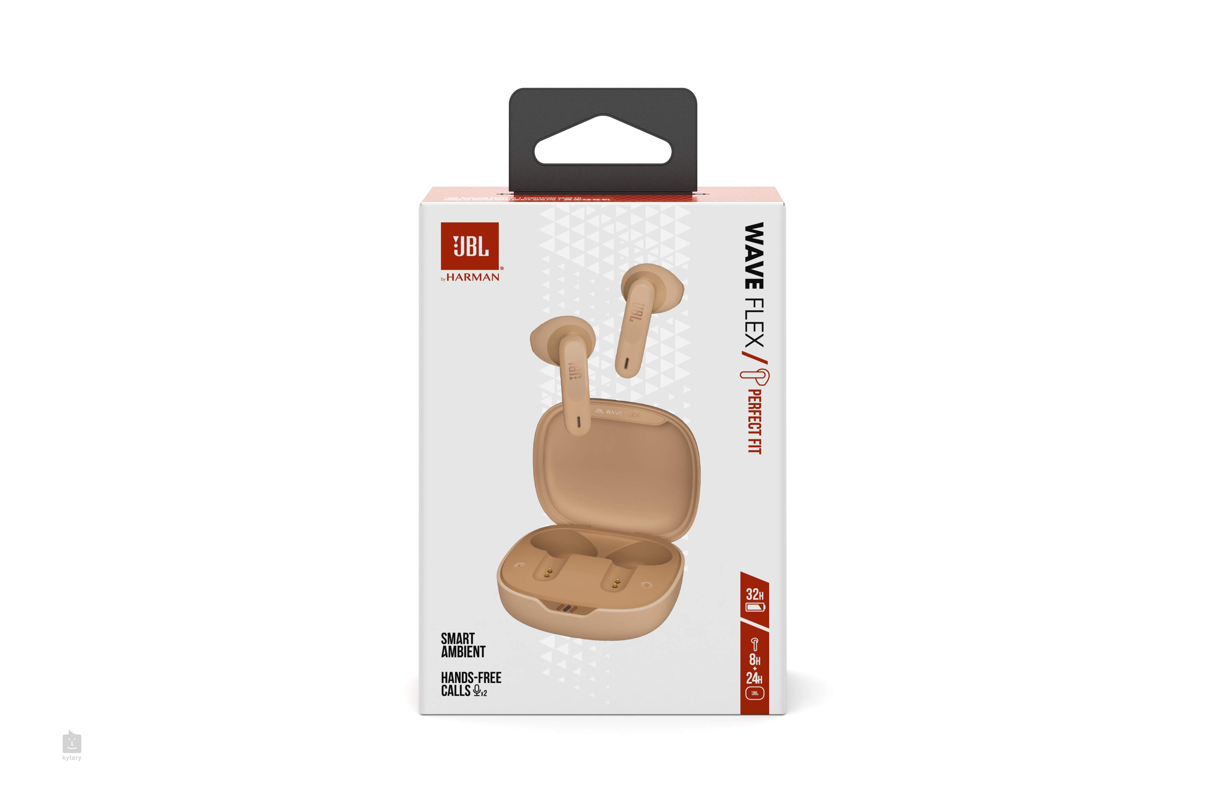 Écouteurs sans fil JBL Wave Flex Beige