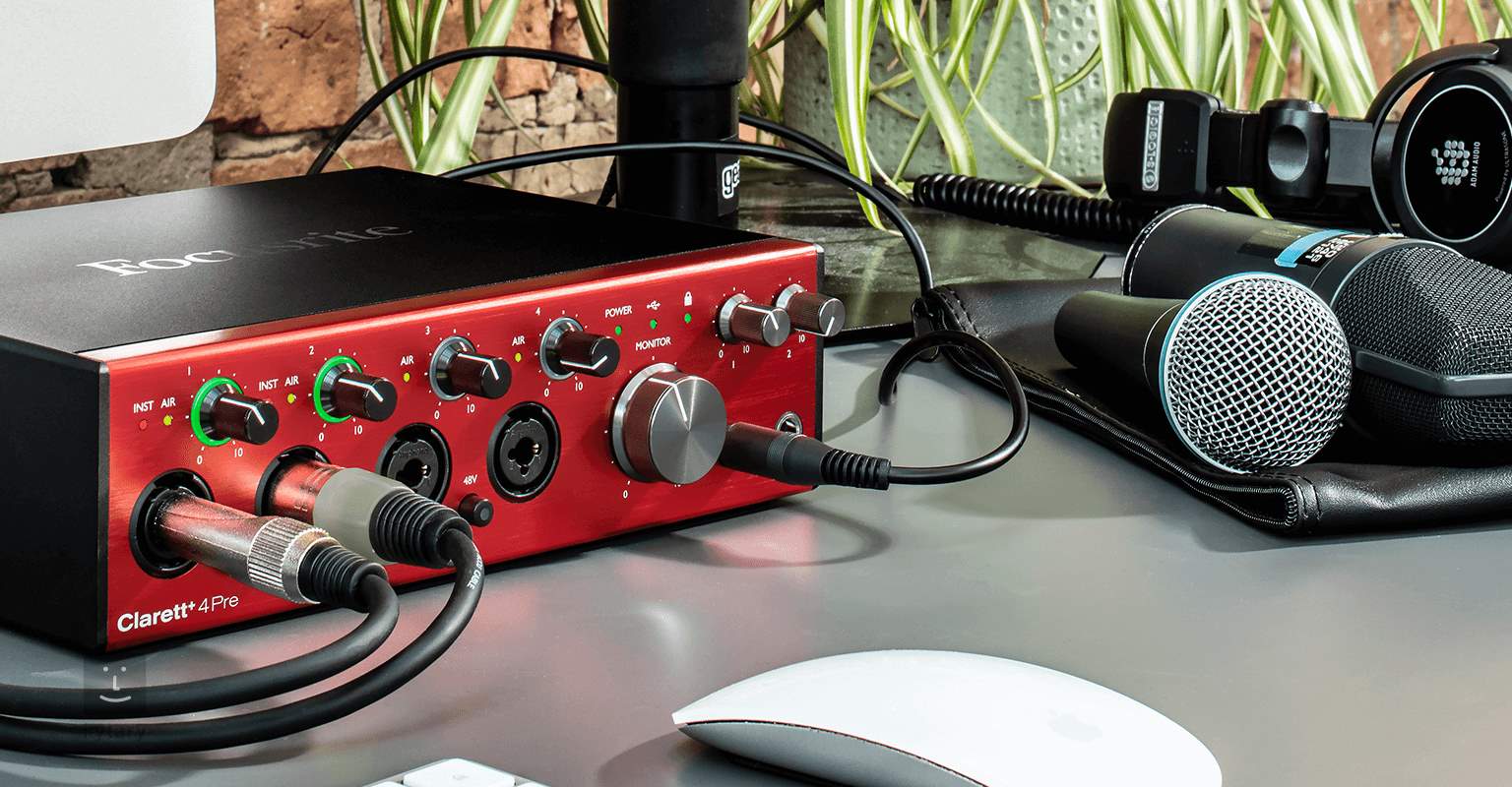 Focusrite Clarett+ 4Pre Carte Son, Interface Audio, Top Prix