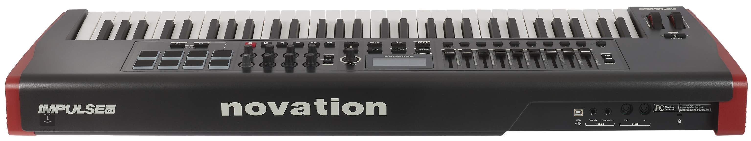 Novation Impulse 61 Clavier Contrôleur MIDI USB à 61 Touches