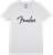 FENDER Spaghetti Logo T-Shirt White L