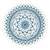 MEINL SONIC ENERGY 78"/200 cm Floral Design Nay Blue Meditation Rug
