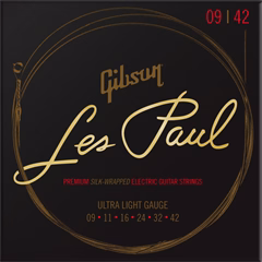 Gibson Les Paul Premium Electric Guitar Strings Ultra-Light - Húrok elektromos gitárra